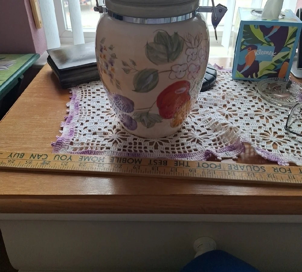 Fruit Design Ceramic Jar